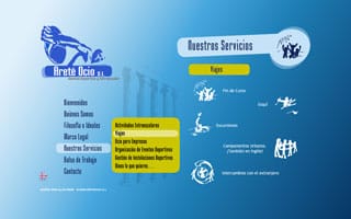Web Aret� Ocio: Web a Medida