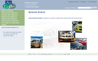 Web Autocenterocasion : Web Tienda Online