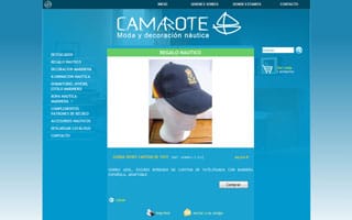 Web Camarote: Web Tienda Online