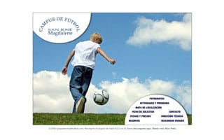 Web Campamento de f�tbol San Jos� Magdaleno: Web a Medida