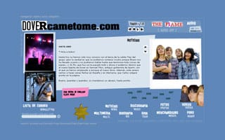 Web Oficial Dover 2005: Web a Medida