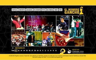 Web El Hombre Gancho 2006: Web a Medida