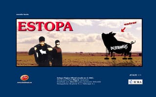 Web Estopa 2002: Web a Medida