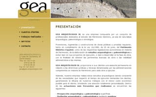 GEA - Arque�logos: Web a Medida