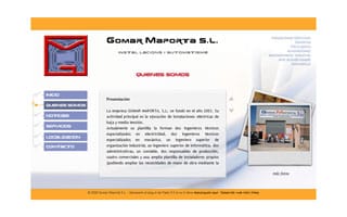 Web Gomar Maporta S.L.: Web a Medida