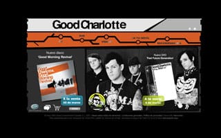 Web Good Charlotte Site Oficial en Espa�a : Web a Medida
