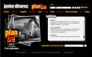 Web Javier �lvarez 2005: Web a Medida
