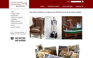 Maimar decoraci�n y reformas: Web Cat�logo Online