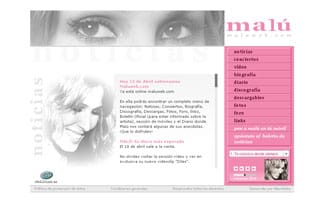 Web Oficial Mal� 2005: Web a Medida