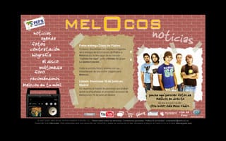 Web Oficial Melocos 2007: Web a Medida