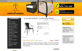 Web Mobiliario Hosteler�a: Web Tienda Online