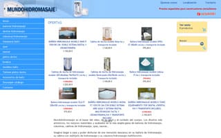 Web MundoHidromasaje: Web Tienda Online