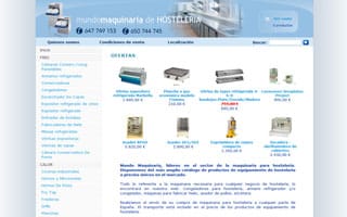 Web MundoMaquinaria: Web Tienda Online