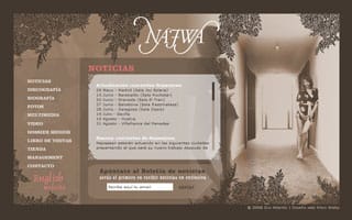Web Najwa Nimri: Web a Medida