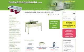 Tienda de maquinaria para hosteler�a: Web Tienda Online