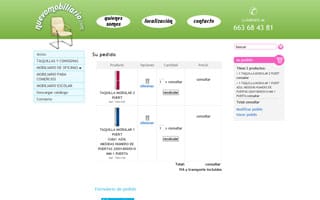 Nuevo Mobiliario: Web Tienda Online