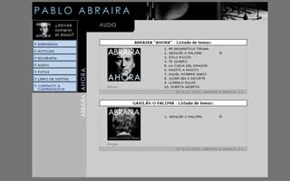 Web Pablo Abraira 2003: Web a Medida