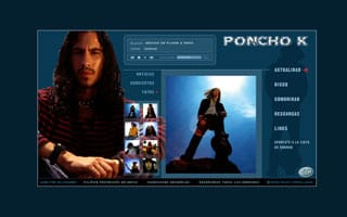 Web Poncho K  2003: Web a Medida