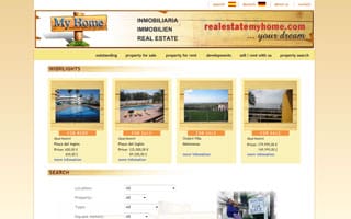 Web Real Estate My Home: Web Inmobiliaria