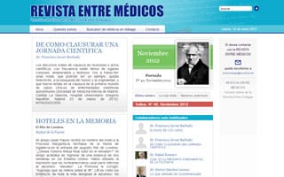 Revista entre m�dicos: Web Publicaci�n Online