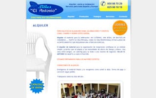 Web Sillas El Antonio: Web a Medida