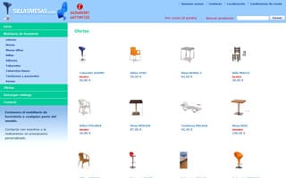 Web Sillasmesas: Web Tienda Online