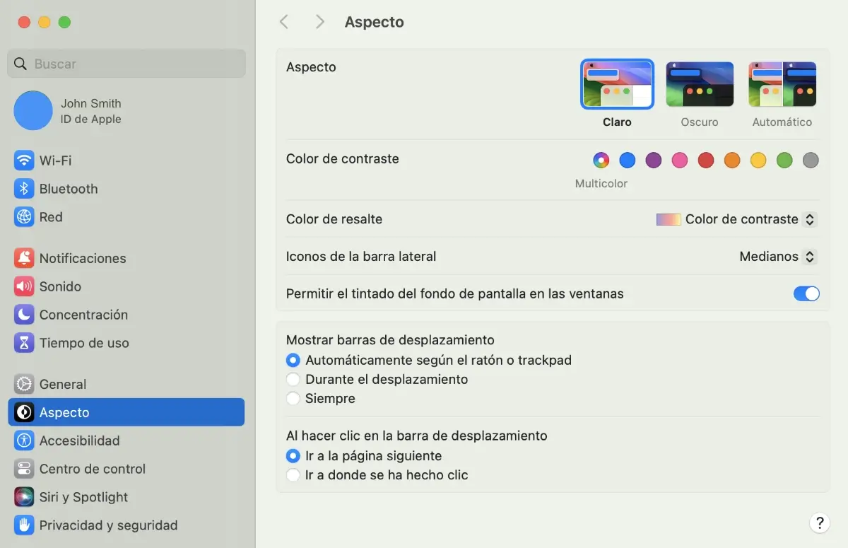 Modo oscuro y modo claro