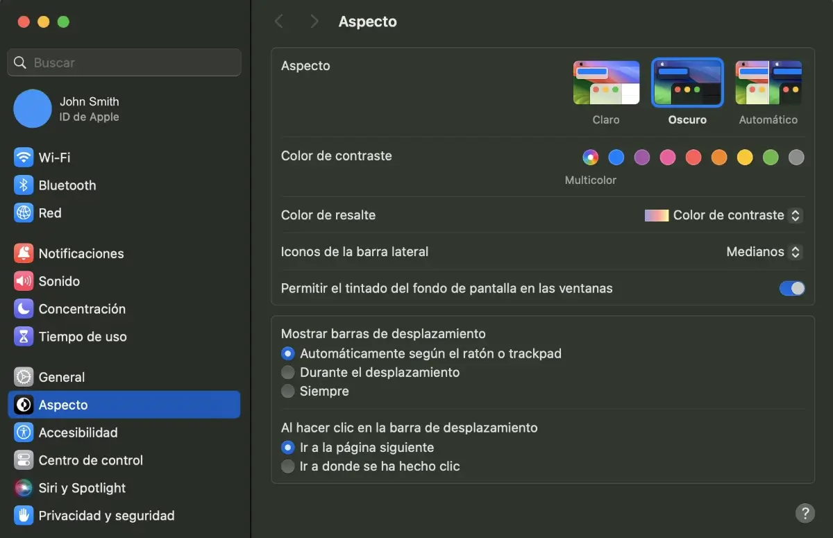 Modo oscuro y modo claro